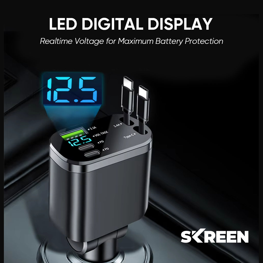 ChargeMate 5 in 1 Car Charger | Skreen