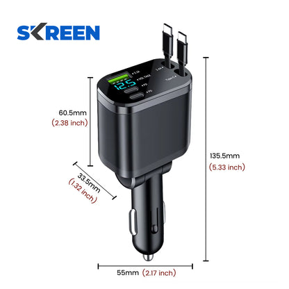ChargeMate 5 in 1 Car Charger | Skreen