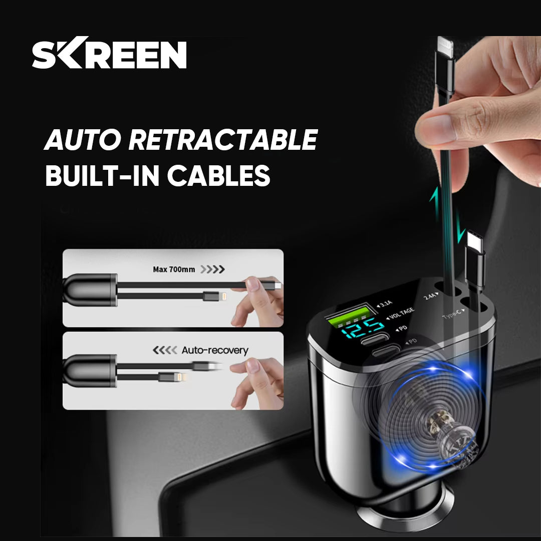 ChargeMate 5 in 1 Car Charger | Skreen
