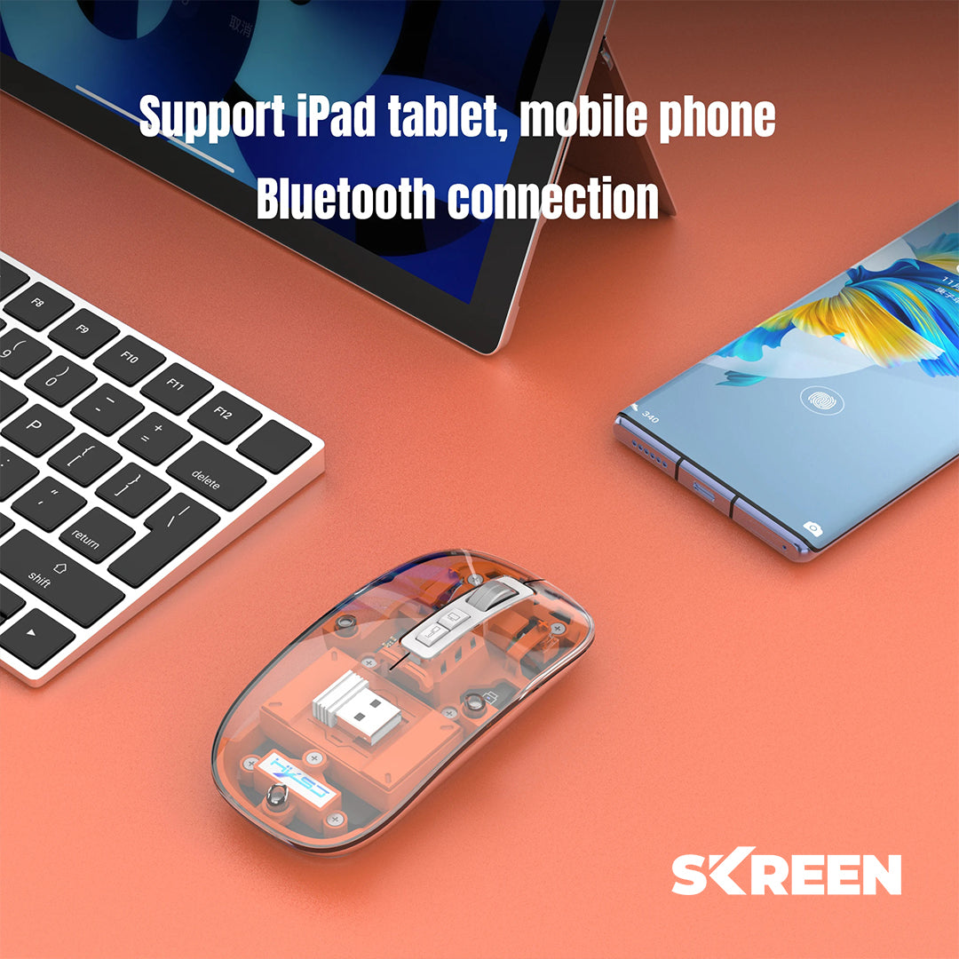 ClearClick Wireless Transparent Mouse | Skreen