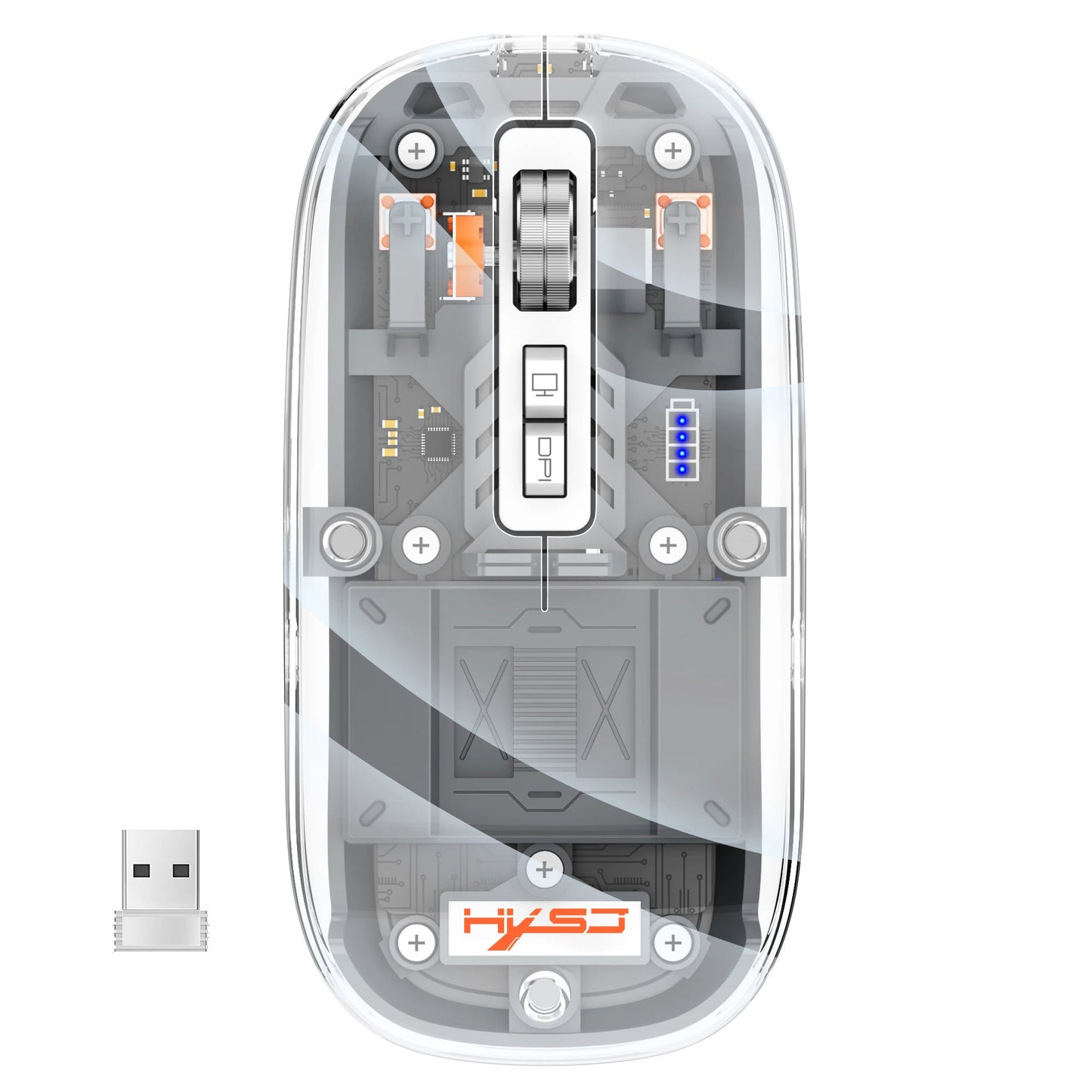 ClearClick Wireless Transparent Mouse | Skreen